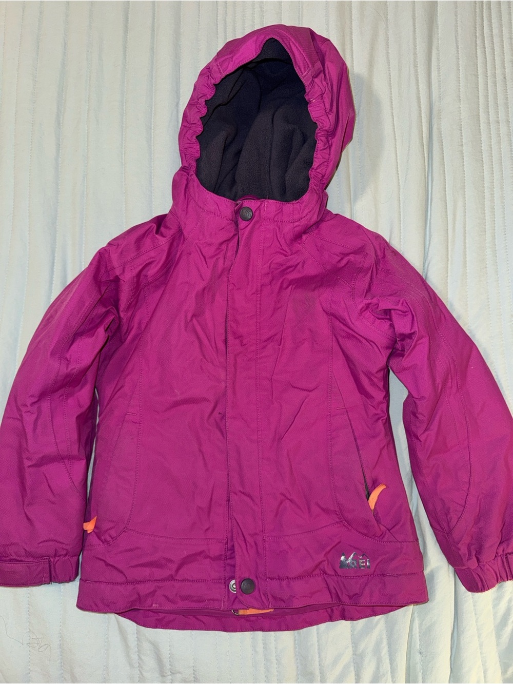 REI Fuchsia Winter Coat with Cozy Fleece Lining